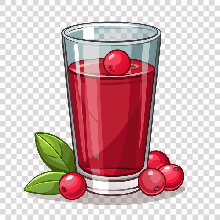 Vetor juice de cranberry beber design vector layout gráfico