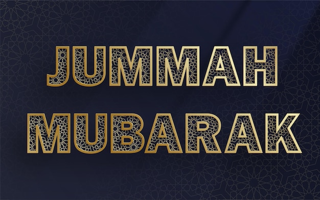 Vetor jummah mubarak 22012