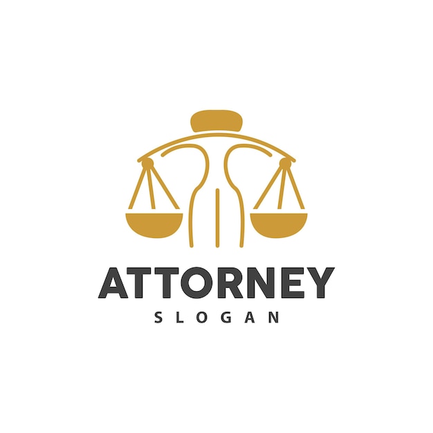 Justice logo retro vintage theme design law firm law firm scales illustration symbol icon