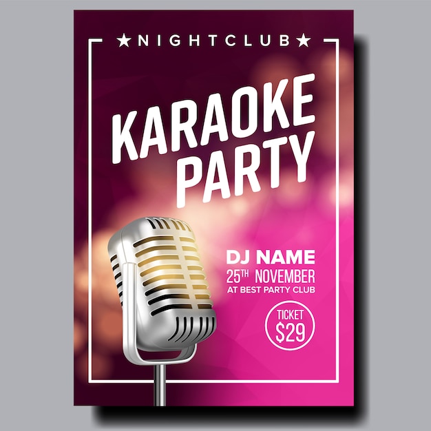 Karaoke poster