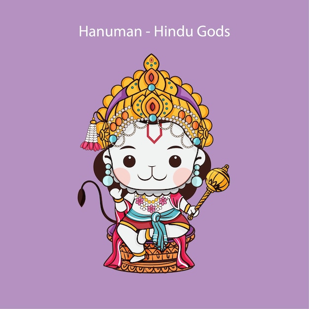 Kawaii hanuman, um dos personagens centrais do épico hindu ramayana