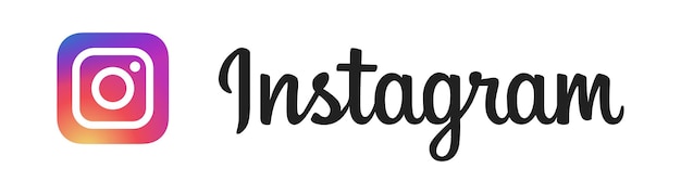 Kiev ucrânia 11 de maio de 2022 ícone do instagram logotipo do instagram ilustração editorial vetorial