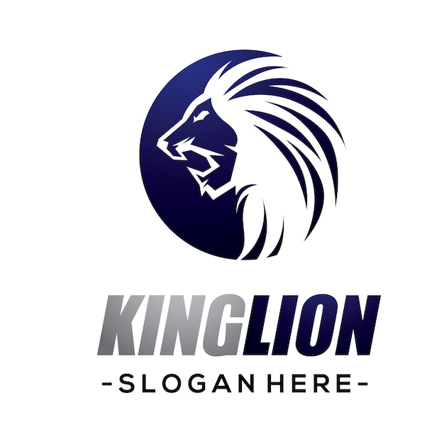 King lion logo