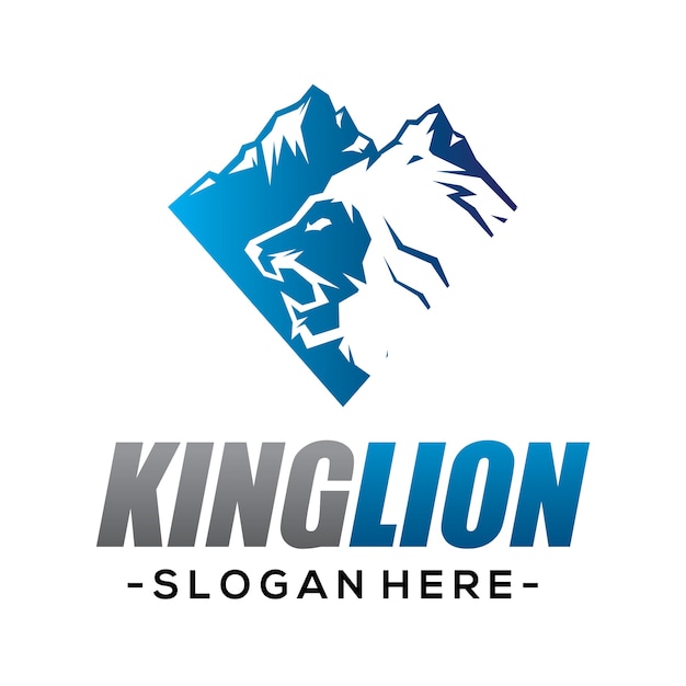 King lion logo