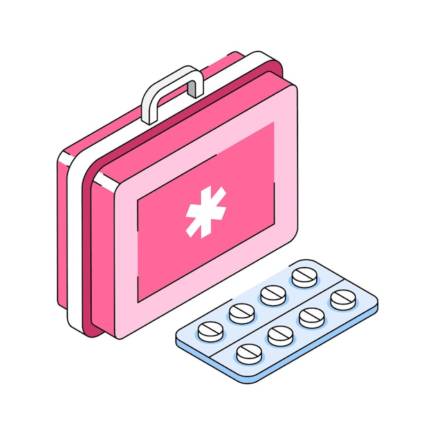 Kit médico compacto para situações de emergência e primeiros socorros