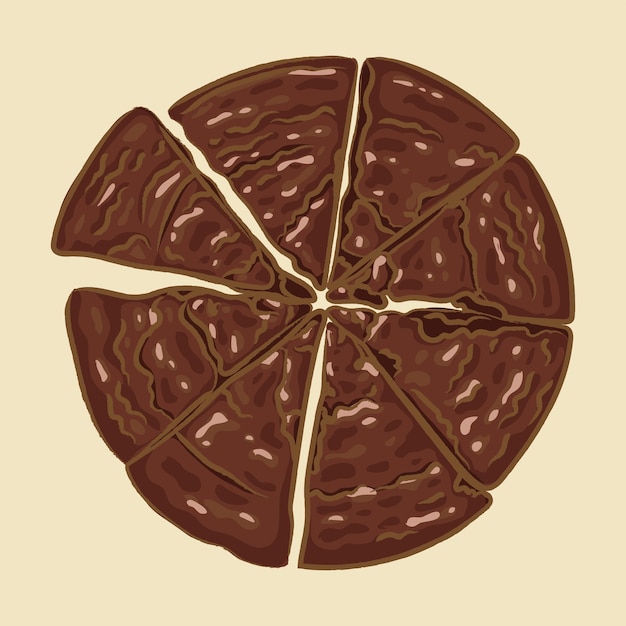 Kladdkaka é um bolo macio com sabor de chocolate e textura pegajosa
