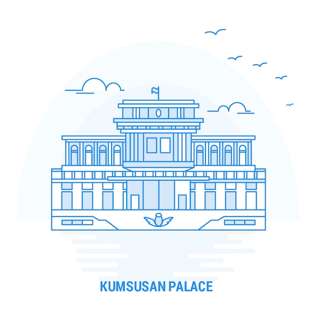 Kumsusan palace blue landmark