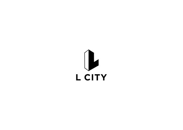 L ilustração vetorial de design de logotipo da cidade