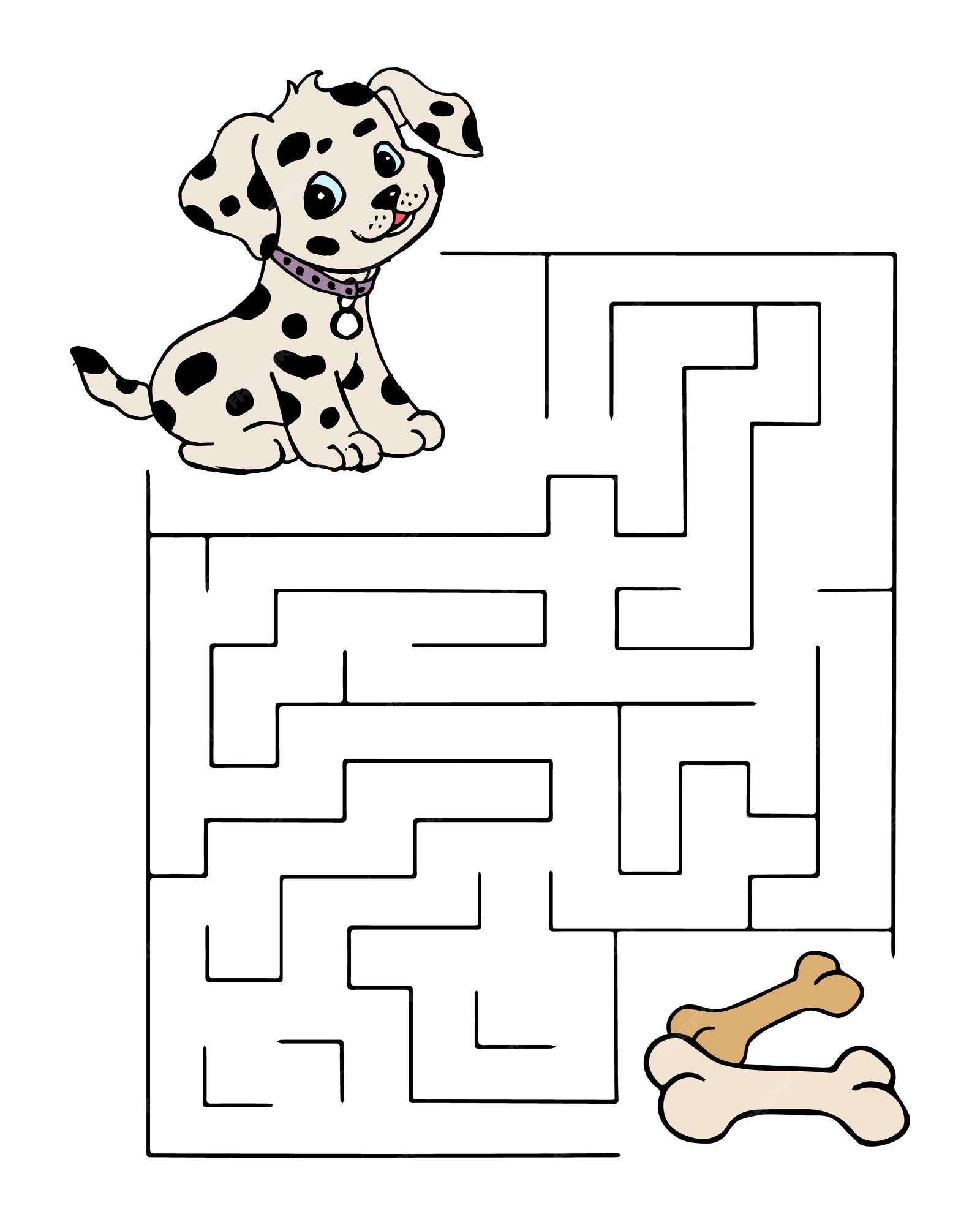 Jogo De Labirinto Com Menino De Desenho Animado E Cachorro Livro De  Exercícios Cão Pré Escolar Vetor PNG , Pasta De Trabalho, Pré Escola, Cão  Imagem PNG e Vetor Para Download Gratuito