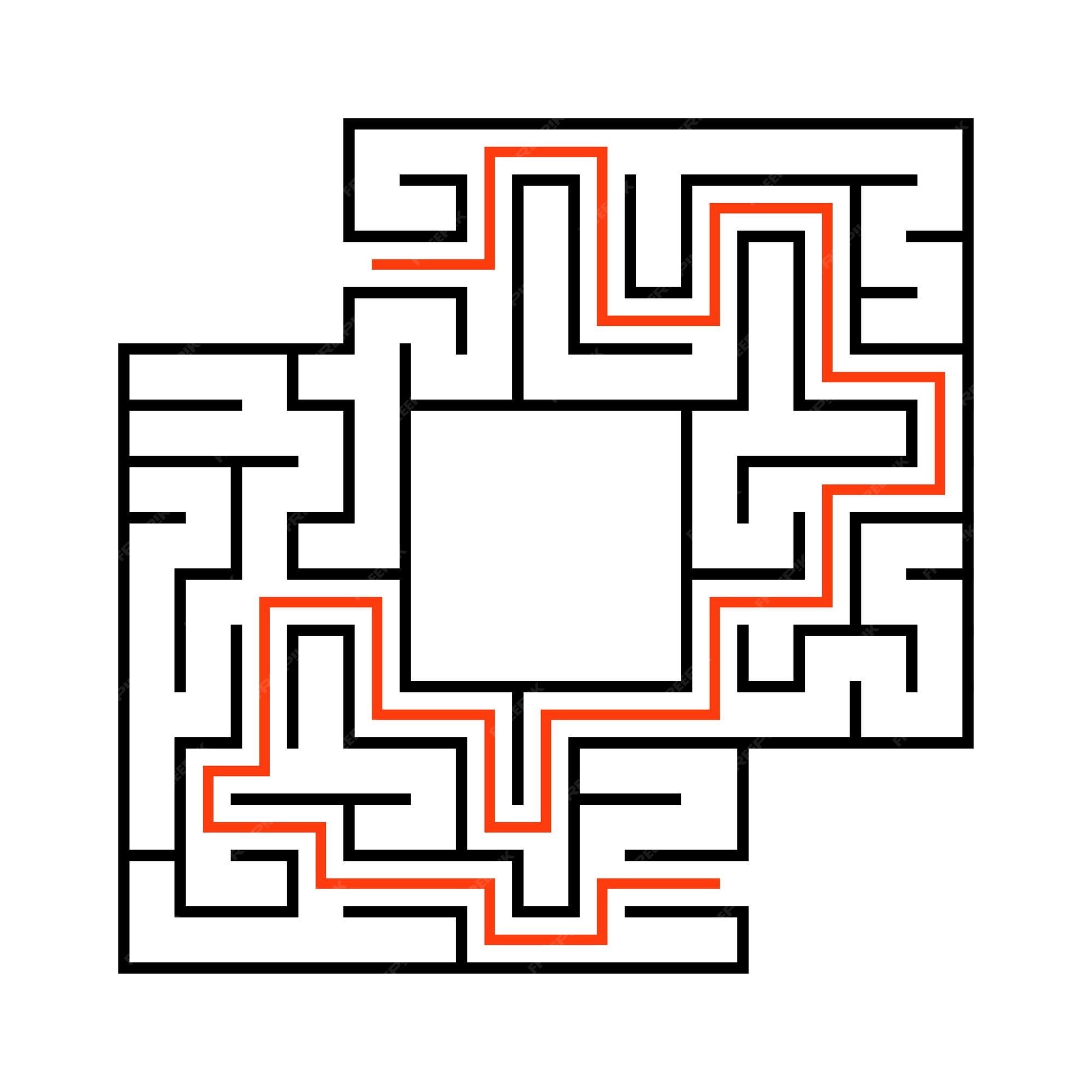 Maze Jogo Para Crianças Labirinto Engraçado Planilha De Desenvolvimento De  Educação Página Atividade Quebra-cabeças Para Crianças Ilustração do Vetor  - Ilustração de bloqueio, correto: 160337182