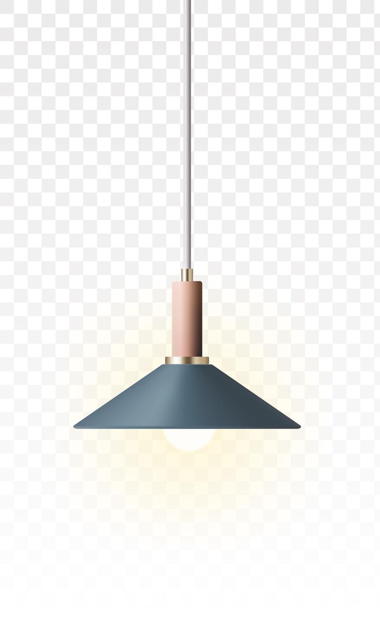 Vetor lâmpadas de teto elemento de design interior elegante ilustração realista
