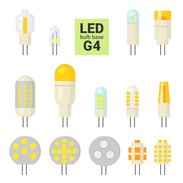 Lâmpadas LED com base G4