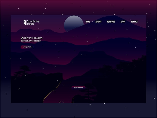 Landing page