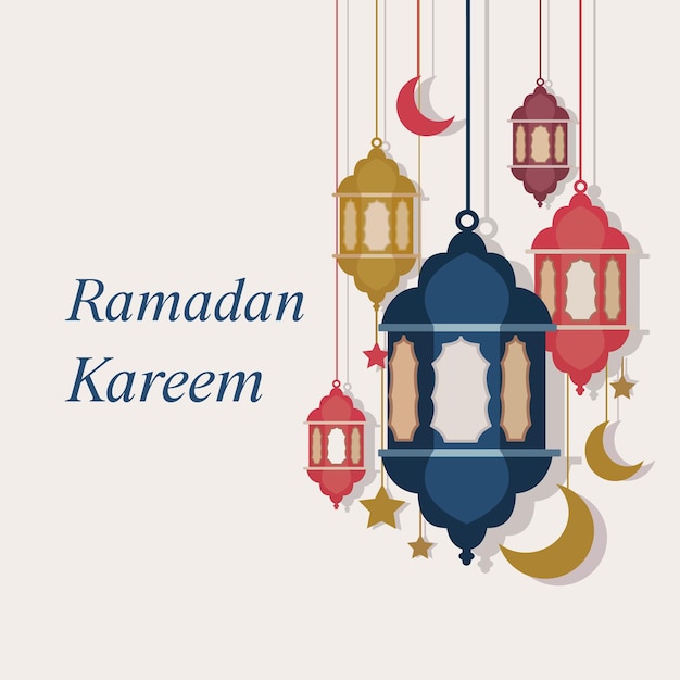 Lanternas do Ramadan Kareem