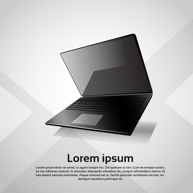 Laptop de design responsivo