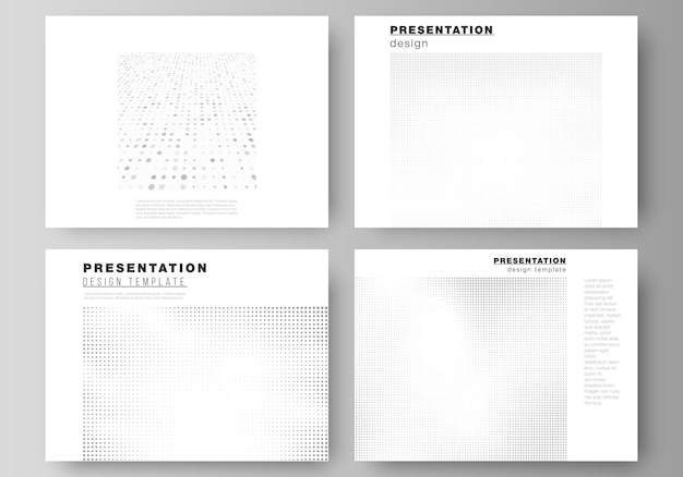 Layout de slides de apresentação criar modelos de negócios