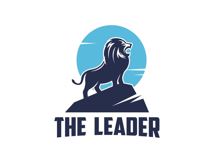 Leão no logotipo superior