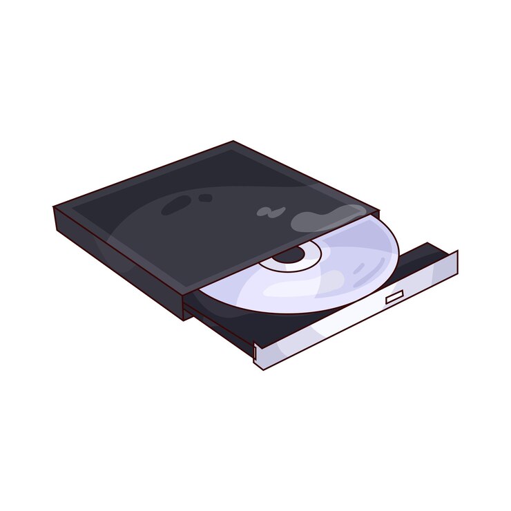 Vetor leitor de dvds
