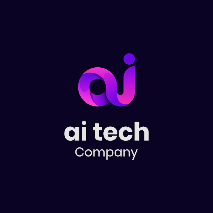 Vetor letra ai design de logotipo de identidade minúscula com elemento de design de ícone de forma multicolor estilo minimalista para tecnologia de negócios e identidade da empresa