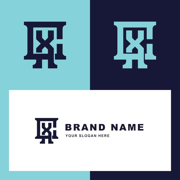 Letra de monograma gx ou xg com estilo de bloqueio bom para roupas de marca roupas de rua