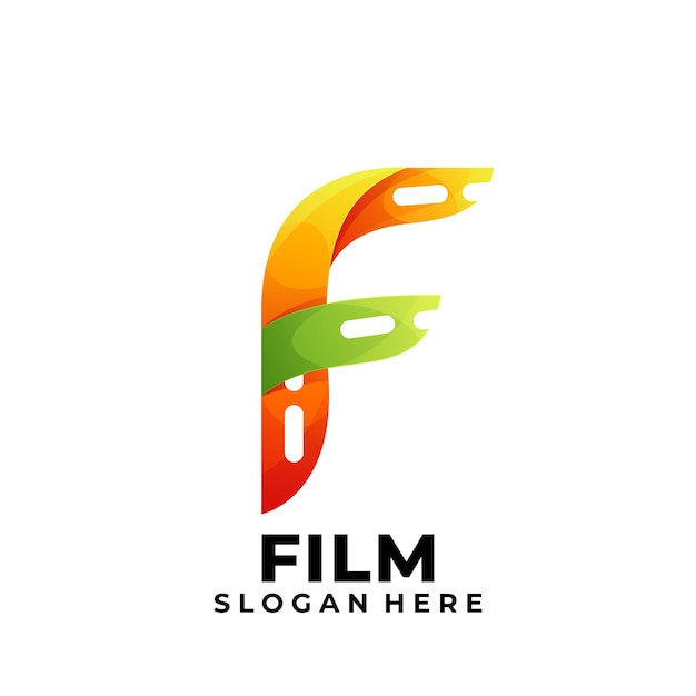 Letra f logotipo do filme