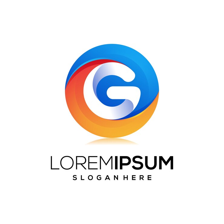Vetor letra g, logotipo, ícone