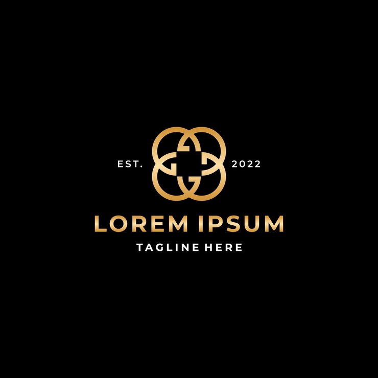 Vetor letra inicial g rotate link connection logo design inspiration