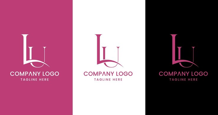 Letra Inicial LU Logo Design Excelente Símbolo Criativo Moderno Sinal