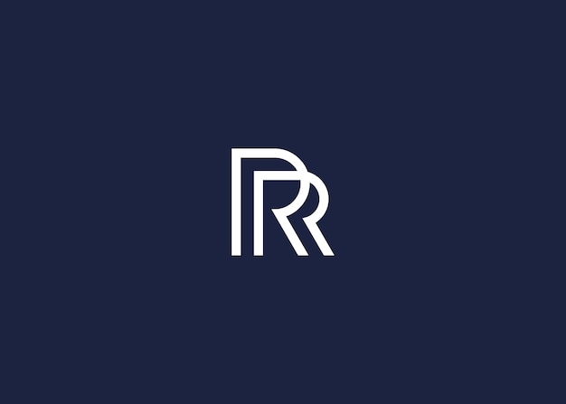 Letra inicial rr logotipo ícone design modelo de design vetorial inspiração