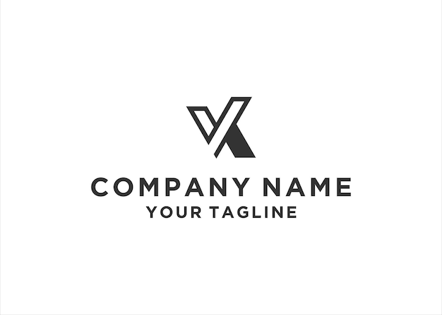 Vk Logo Design Vector Template: vetor stock (livre de direitos