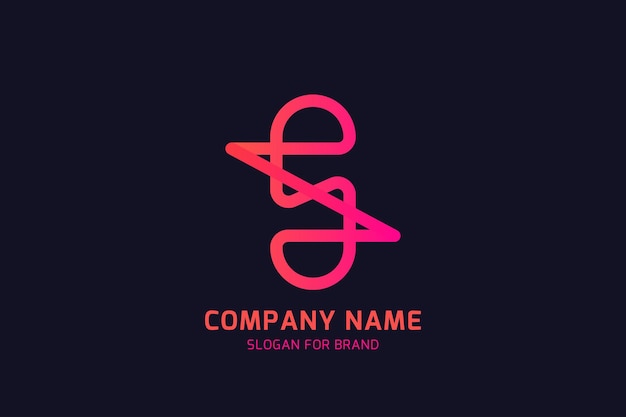 Letra s original para design de logotipo criativo