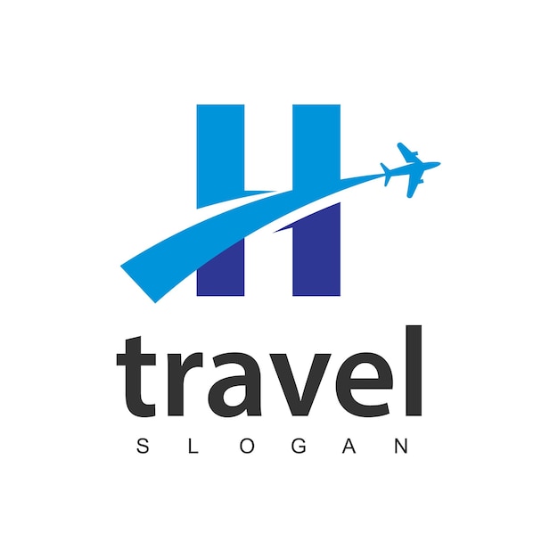 Letra t agência de viagens logotipo comercial transporte logística design de logotipo de entrega