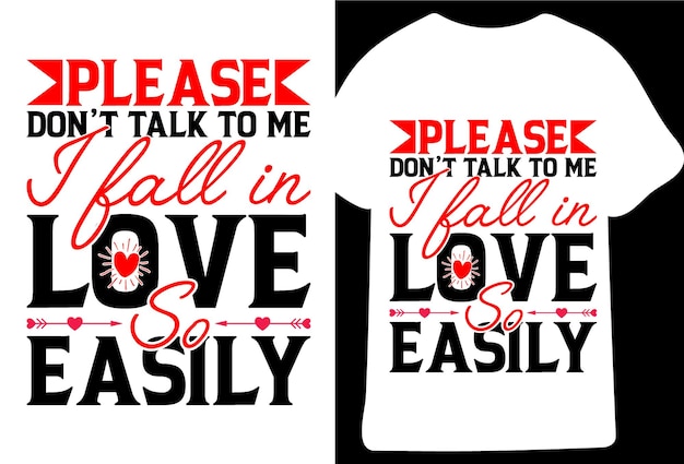 Letras de amor vetoriais gratuitas em design de camisa vintage