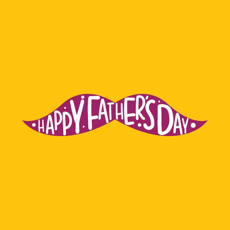 Vetor letras de feliz dia dos pais ilustração stock
