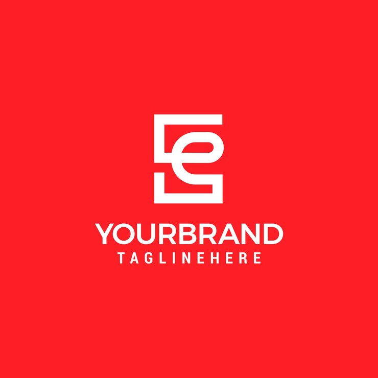 Vetor letras do alfabeto iniciais monograma ee logo line design template vector