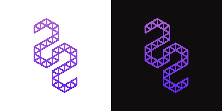 Vetor letras zz polygon logo adequado para negócios relacionados a polígonos com iniciais zz