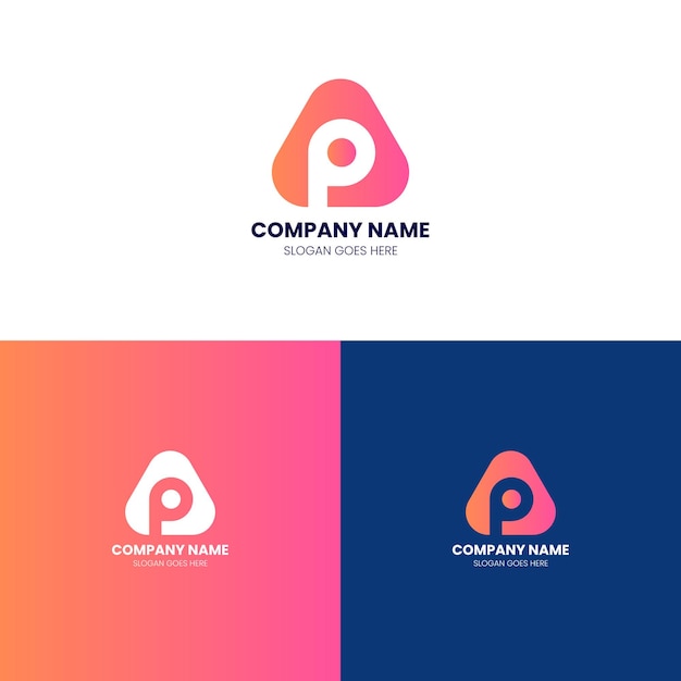 Vetor letter p logo design