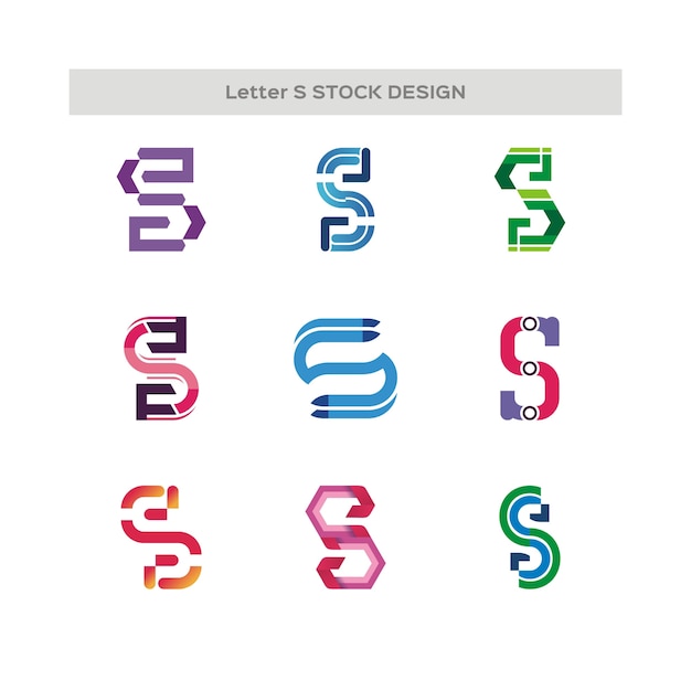 Letter s stock design logo