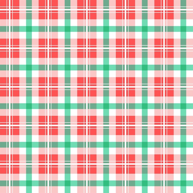 Linda Árvore de Natal Feliz Vermelho Verde Linha de Árvore de Natal Xadrez Tartan Búfalo Scott Gingham