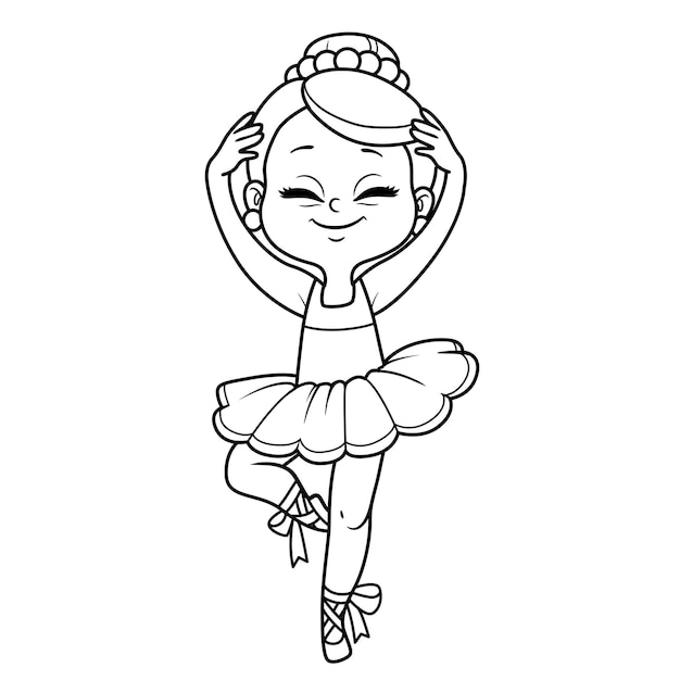 Desenhos de Bailarina Para Colorir e Imprimir - Pintar Grátis Online