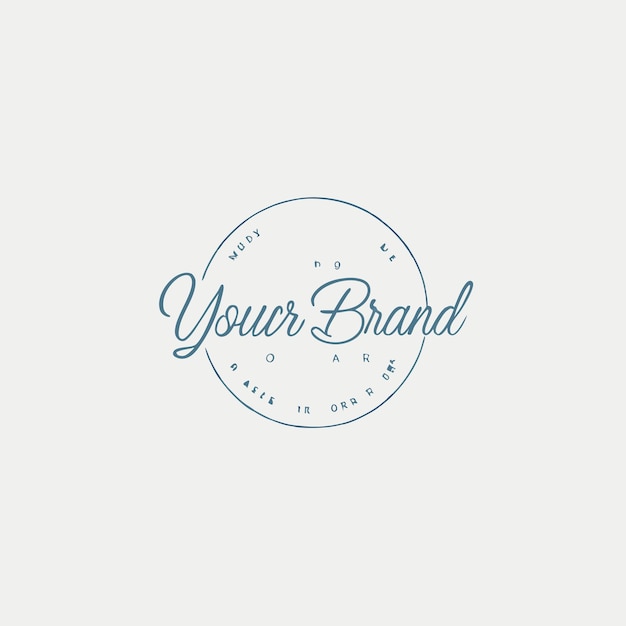 linda flor desenhada à mão beleza logotipo minimalista
