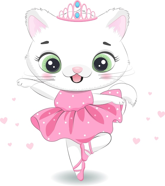 Linda imagem Gatinha Marie com contorno rosa png