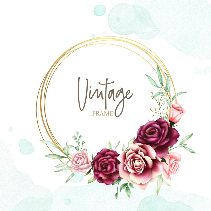 lindo cartão de casamento com fundo aquarela