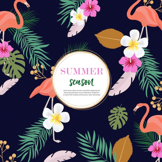 Lindo fundo tropical