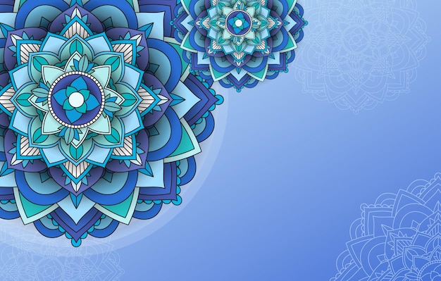 Lindo modelo de fundo de mandala