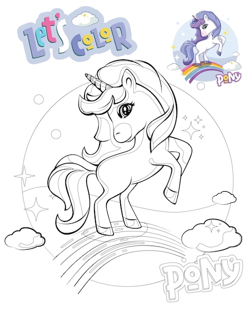 Desenhos Para Colorir My Little Pony Colorindo o Desenho My Little