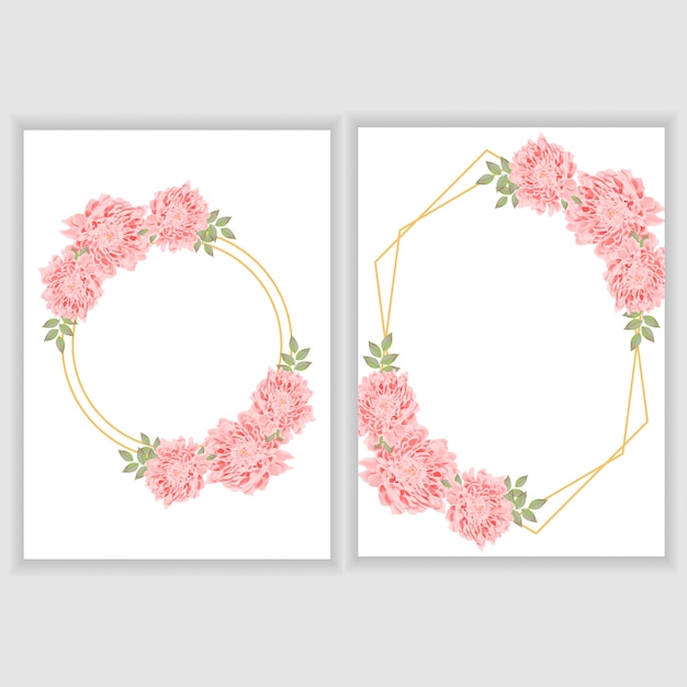 Lindo quadro floral para cartão