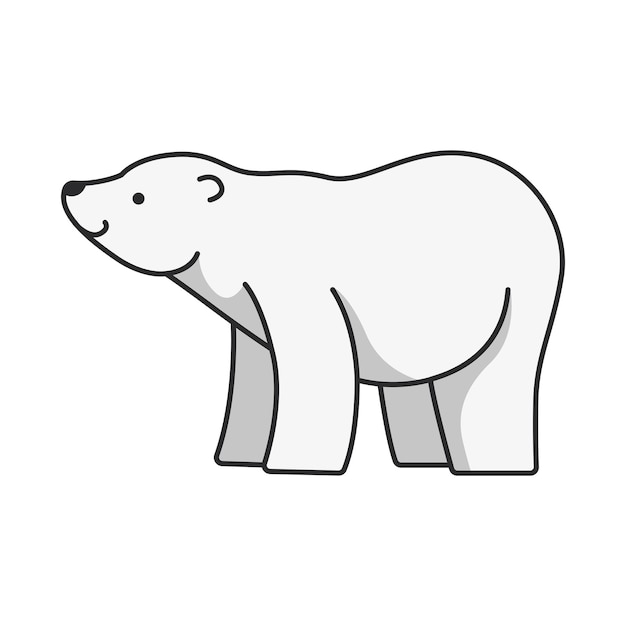 Lindo urso polar