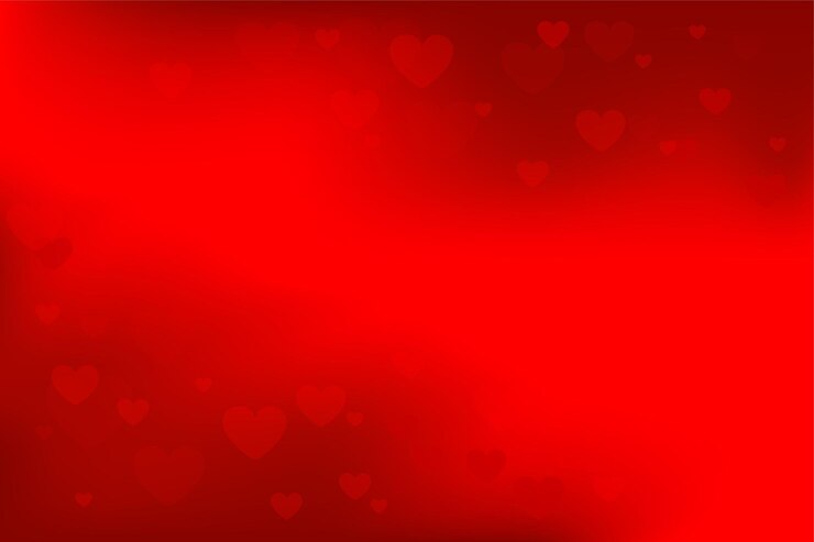 Vetor lindos corações vermelhos bokeh de fundo amor coração dia dos namorados luz de fundo bokeh