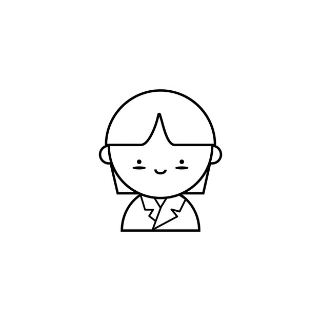 Linha Bonita Ícone de Avatar